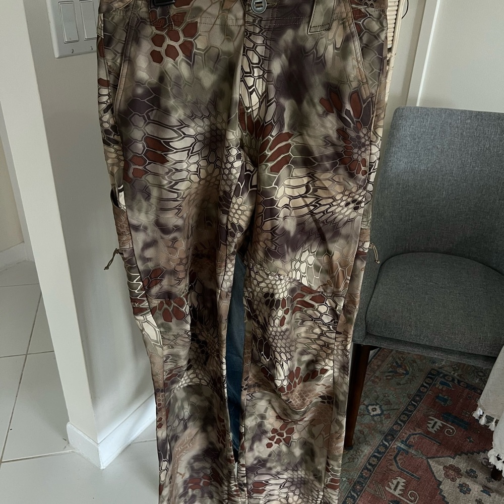 Kryptek Highlander Tactical Hunting Pants Camo Pants Mens 28R X 34 Cargo